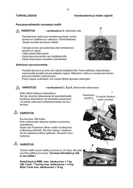 2008 Touring,Transport,Widetrak ,Switchback ja RMK.pdf - Polaris