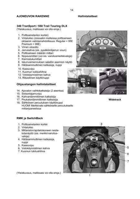 2008 Touring,Transport,Widetrak ,Switchback ja RMK.pdf - Polaris