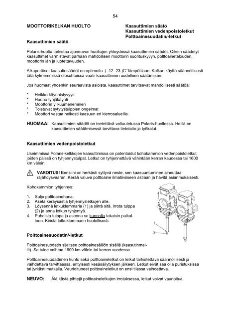 2008 Touring,Transport,Widetrak ,Switchback ja RMK.pdf - Polaris