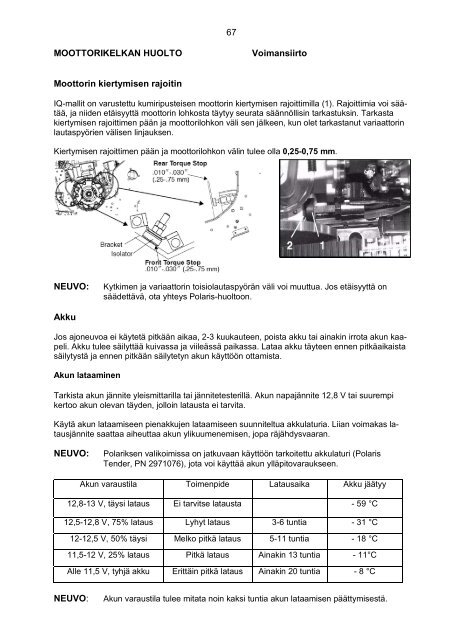 2008 Touring,Transport,Widetrak ,Switchback ja RMK.pdf - Polaris