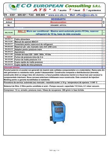 BB - Air - Price - 09 - 04 - Echipamente service