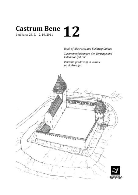 Castrum Bene 12 - Oddelek za arheologijo - Univerza v Ljubljani