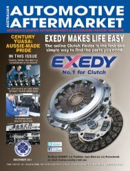 am magazine shell - Australian Automotive Aftermarket Association