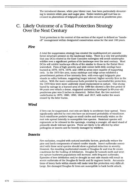 Recovery Plan for the Northern Spotted Owl - DRAFT