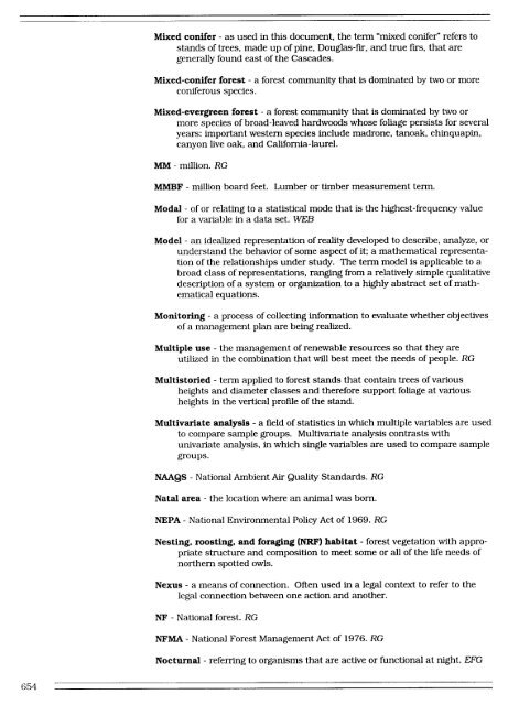 Recovery Plan for the Northern Spotted Owl - DRAFT