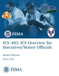 ICS-402: ICS Overview for Executives/Senior Officials - NESA