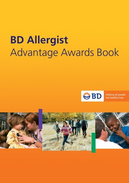BD Allergist Advantage Awards Book