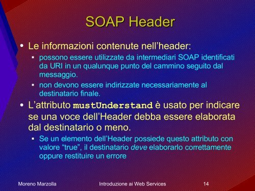 Introduzione ai Web Services - Moreno Marzolla