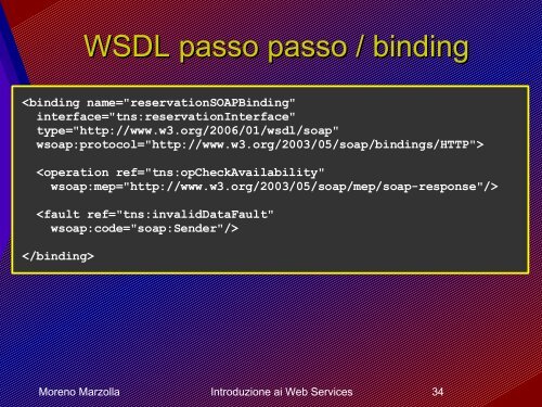 Introduzione ai Web Services - Moreno Marzolla