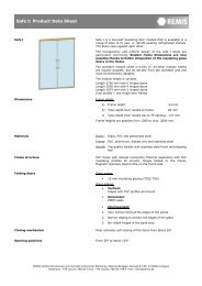 Product Data Sheet-safe t_GB - REMIS GmbH