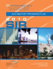 EXHIBITOR PROSPECTUS - Society Of Interventional Radiology