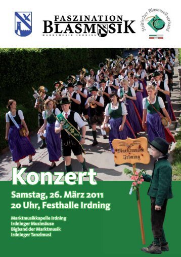 Konzertprogramm - Marktmusikkapelle Irdning