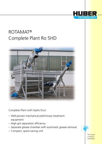 ROTAMATÂ® Complete Plant Ro 5HD - brochure english