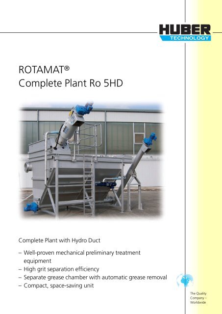 ROTAMATÂ® Complete Plant Ro 5HD - brochure english