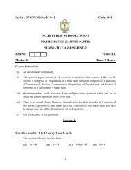 Class IX_ MATHS.pdf - Delhi Public School Surat
