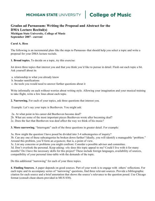 abstract in proposal writing