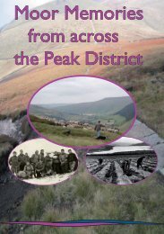 Moor Memories from across the Peak District (PDF 1MB)