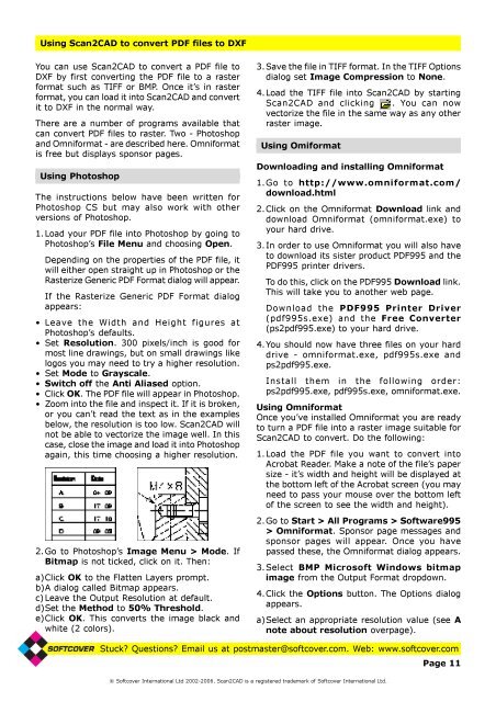 Scan2CAD Hints & Tips - Carlson Software