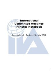 International Committee Meetings Minutes Notebook