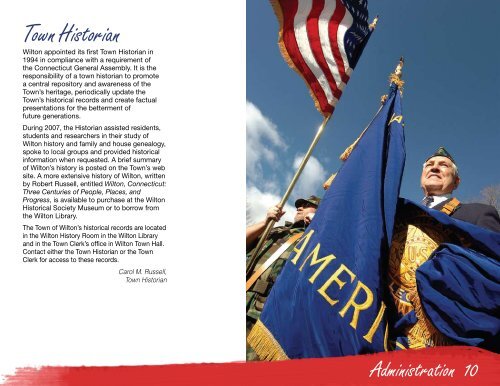 2007 Annual Report - Town of Wilton