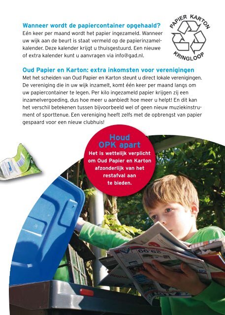 Papier & Karton? - Stichtingen Papier Recycling Nederland