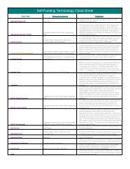 Self Funding Terminology Cheat Sheet