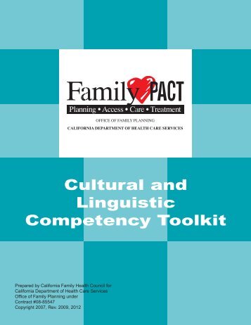 Cultural and Linguistic Competency Toolkit - Family PACT