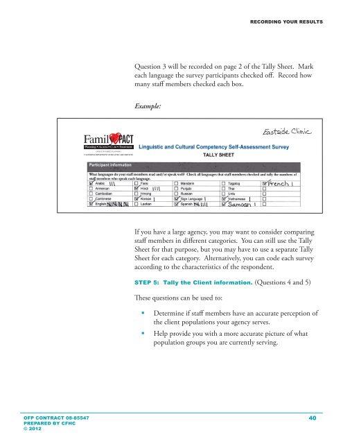 Cultural and Linguistic Competency Toolkit - Family PACT