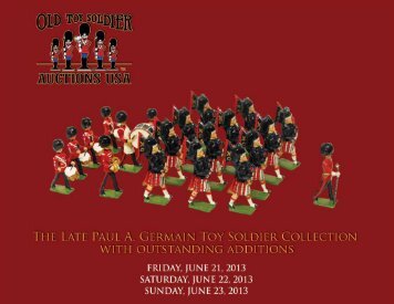 OLD TOy SOLDiER AuCTiOnS uSA: COnDiTiOnS OF SALE