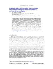 Dispersion due to electroosmotic flow in a circular microchannel with ...