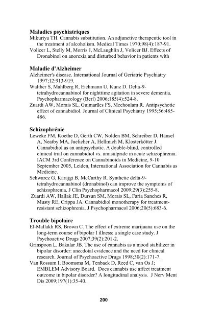 Cannabis en Médecine - International Association for Cannabinoid ...