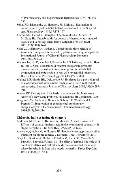 Cannabis en Médecine - International Association for Cannabinoid ...