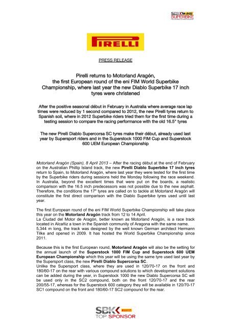 P&i Research Racing pirelli preview - Research-racing.de