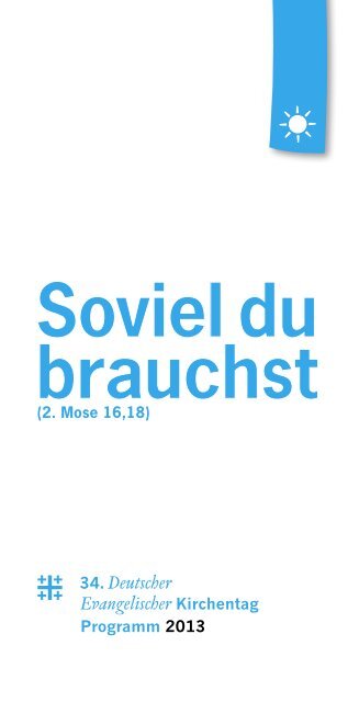 34. Deutscher Evangelischer Kirchentag