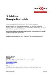 Spieleliste Bewegte Brettspiele - wienXtra-spielebox