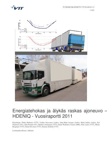 HDENIQ â Vuosiraportti 2011 VTT-R-08343-12 (pdf) (2.7 ... - TransEco