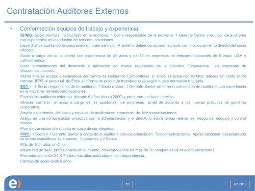 Presentación template - Entel