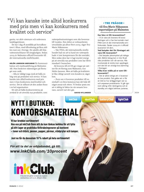 Du & Co #2 2012 - Posten