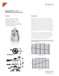 Model 752A12 / A13 ISOTRON® accelerometer - Endevco