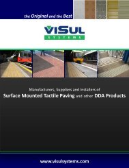 Surface Mounted Tactile Paving and other DDA Products