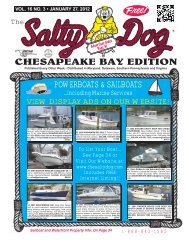 (410) 974-6136 â¢ Fax - The Salty Dog