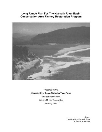 Long Range Plan For The Klamath River Basin ... - KrisWeb