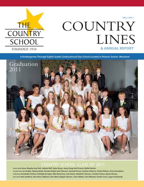 2010-11 Donor Report - The Country School