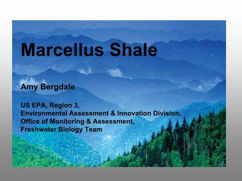 EPA Powerpoint Presentation on Marcellus Shale Wastewater