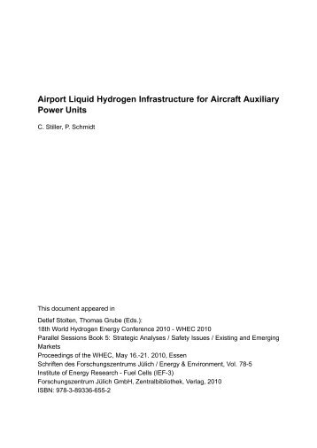 Airport Liquid Hydrogen Infrastructure for Aircraft Auxiliary Power Units