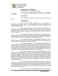 ordenanza nÂº 118-2004-mdsmp - Municipalidad de San MartÃ­n de ...