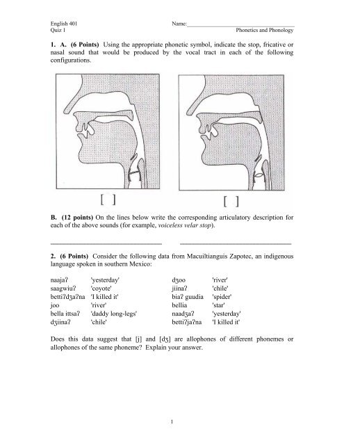 1. A. - The Zapotec Language Page
