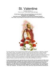 St. Valentine - The Mystical Side of God