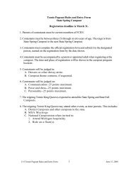 1 Teenie Pageant Rules and Entry Form State Spring Campout ...