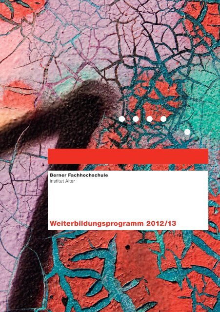 Weiterbildungsprogramm 2012/13 - Institut Alter - Berner ...